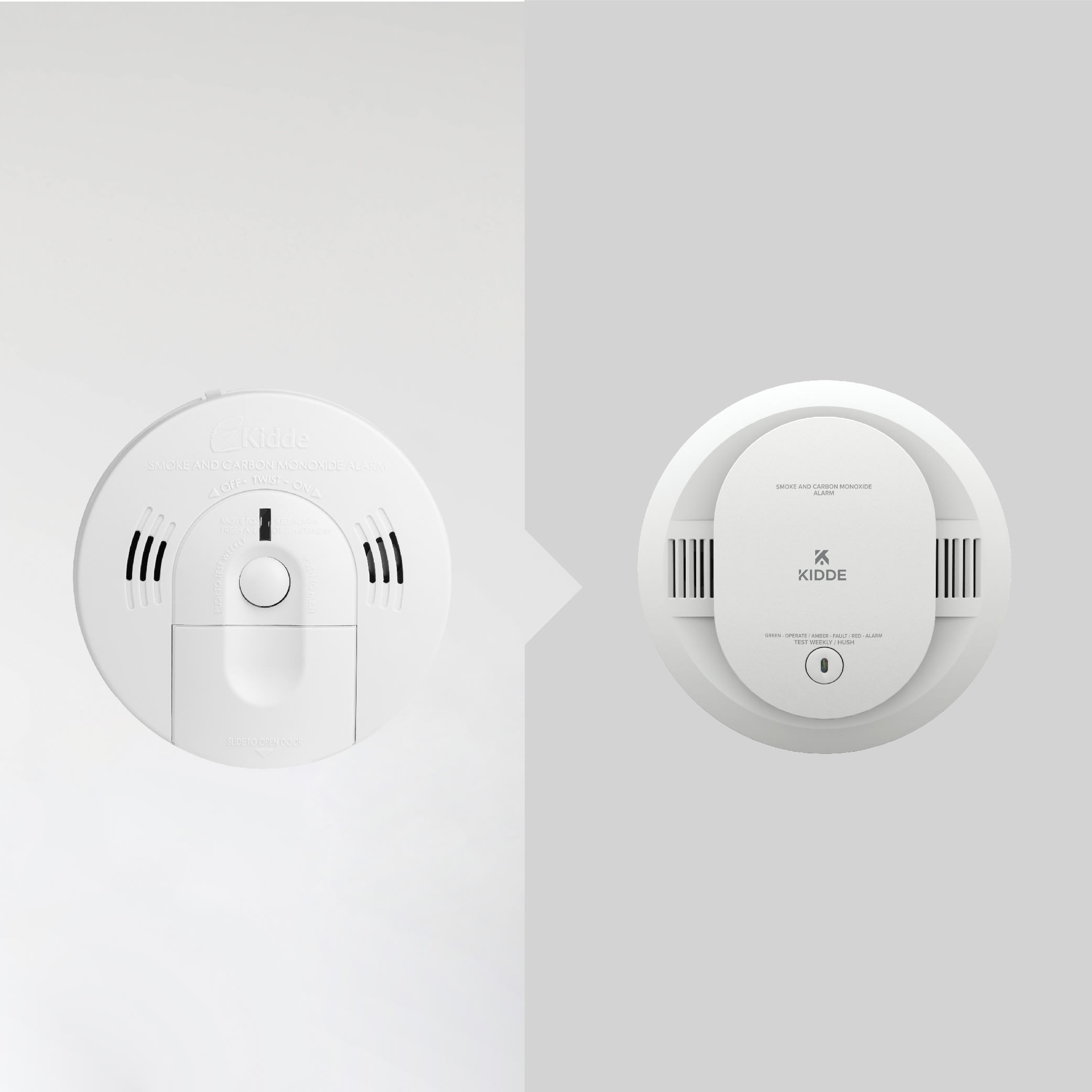Replacing an existing alarm find the new & upgraded model Kidde